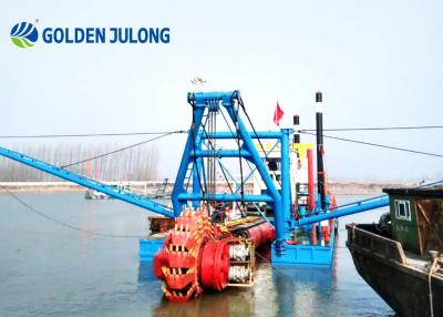 Cina Equipaggiamento per il dragaggio di canali Dredger a ruota di secchio idraulico per fango di argilla Dredging 500 M3/h in vendita