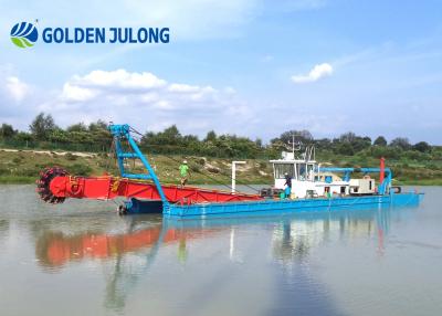 China Bucket Wheel Sand Dredger Used in River Lake Port Sea for Hard Materials 500 m3/h for sale