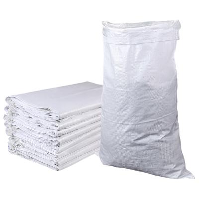 China China Wholesale Price Moisture Proof Polypropylene Woven Bags 25kg 50kg White PP Bag No Coating Woven Polypropylene Agricultural Bags for sale