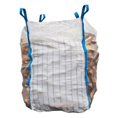 China Mesh Ventilated Firewood Bulk Bag Custom Made Breathable 1000kg 1mt 2 Ton Breathable Jumbo Bags For Packing And Storage Potato Onions Wood for sale