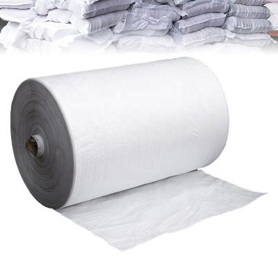 China Tubular pp woven bag fabric at high quality recyclable china pp 100% factory woven fabric woven material for sale