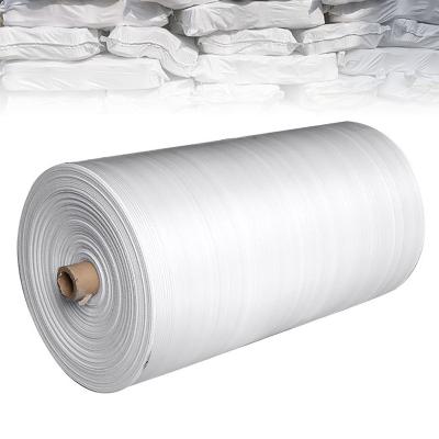 China Recyclable Agriculture Used Fabric Roll Bag PP Woven Tubular Polypropylene Woven Roll Bag for sale