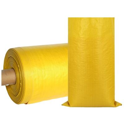 China New Arrival Recyclable High Quality Raffia PP Woven Roll Of Ready Packaging Bag Polypropylene Weaving Rolls for sale