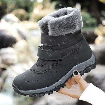 China Wholesales Chestnut Multifunctional Waterproof Women's Fur Boots Winter Shoes Boots Black Thigh High Snow Boots For Women for sale