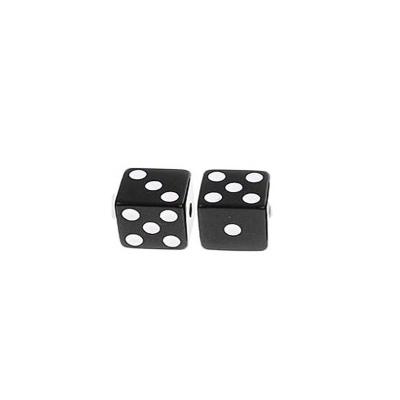 China 12mm D 6 Acrylic White Square Dice With Black Dot Custom Acrylic Multi-Sided Casino Gaming Dice KTV.Bar.Family Entertainment for sale