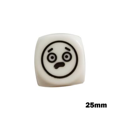 China Game Playing Dice 25 mm D 6 Die Cut Dice Big Plastic Sex Dice Customizable New Expression Products for sale