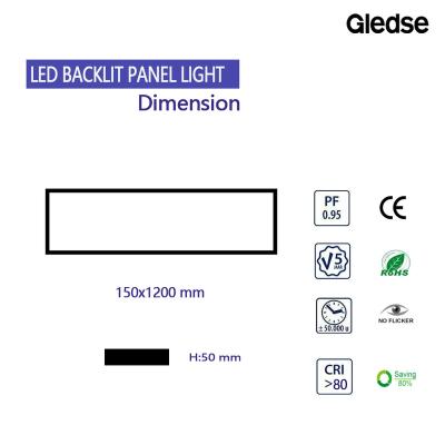 China Modern Led Backlit Custom Light For Office Project for sale