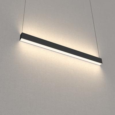 China Modern Aluminum Ceiling Lamp Office Corridor Light System Linkable Seamless Pendant Led Linear Light for sale