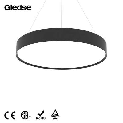 China modern 600mm 800mm 900mm 1000mm led pendant lamp, round circle decoration modern chandeliers led pendant lamp light for hotel for sale