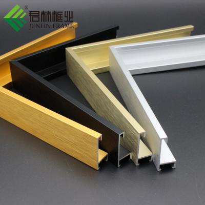 China Manufacturer Direct Selling Metal Modern Wall Hanging Picture Frame Photo Frame Aluminum Alloy Frame Mount for sale