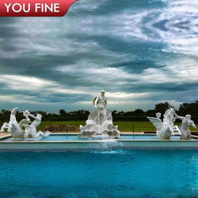 China CLASSIC Garden Fountain Large Outdoor Marble Fountain TREVI for sale