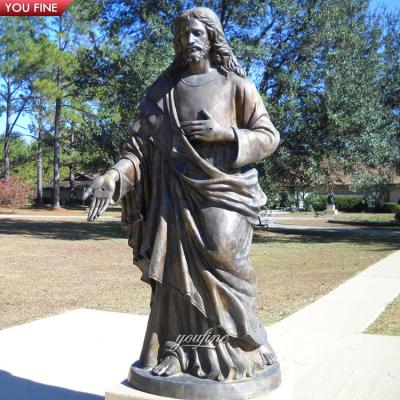 China Europe Jesus Classical Life Size Religious Bronze Statue for Church for sale