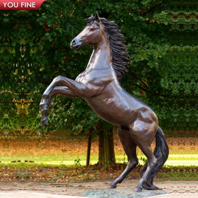 China China Square Outdoor Bronze Animal Statue Bronze Horse Sculpture For Garden for sale