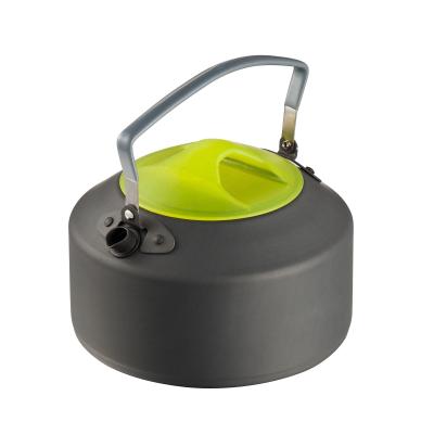 China Alocs Viable Hot Selling Aluminum Camping Portable Hard Anodized Cute Tea Kettle For Hinking Camping Travel for sale