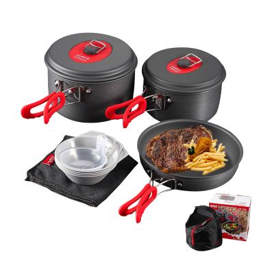 China 2021 Alocs CW-C30 Hot Sale Amazon Cookware Set Viable Cook Outdoor Restaurant For RV Camping for sale