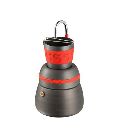 China Alocs CW-EM01 Sustainable Outdoor Camping Hiking New Coffee Pot and Coffee Stove Travel Set for Coffee Burner for sale