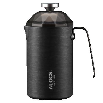 China Sustainable Portable Indoor Outdoor Wholesale Hand Coffee Sharing French Pot Press Coffee Maker for sale