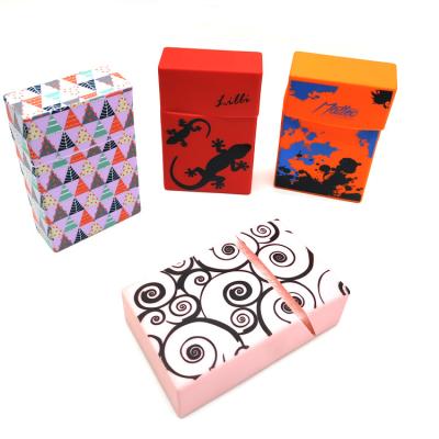 China Amazon Rubber Hit 2021 Custom Compact Silicone Cigarette Case for sale