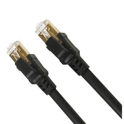 China Cat8 High Quality High Speed ​​Cat8 Ethernet Cable 40Gbps 2000Mhz Ethernet Cable SFTP RJ45 CAT8 Lan Patch Cord for sale