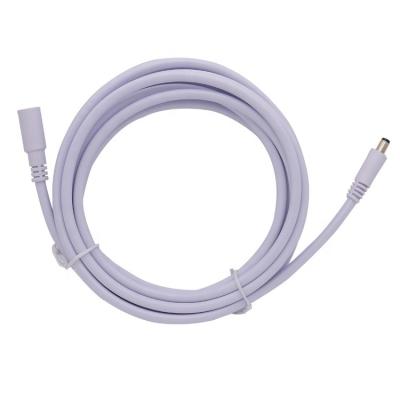 China Telecommunication 2.5x5.5mm DC Power Supply Extension Cable For CCTV Security Camera for sale