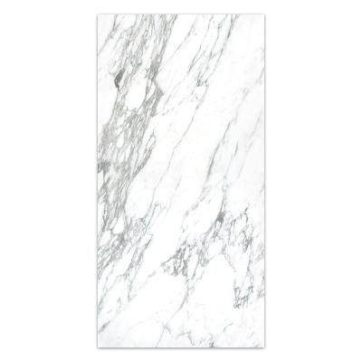 China Modern Shower 2400 Calacatta Marble Large Format Porcelain Slabs Manufacturer for sale