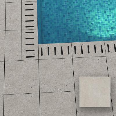 China Modern Stone R11 24x24 Swimming Pool Matte Tiles Glazed Garden 2cm Non Slip Outdoor Porcelain Tile Flooring for sale