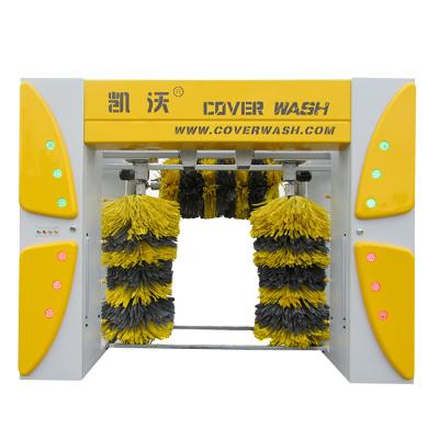 China Steel With Hot Five Brush Galvanizing Mesin Cuci Mobil High Performance Multi Function Fully Automatic Car Wash Machine for sale