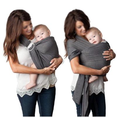 China Functional Wholesale Custom Elasticity Comfortable Lightweight Breathable Baby - Doll Support Sling Carrier Wrap for sale