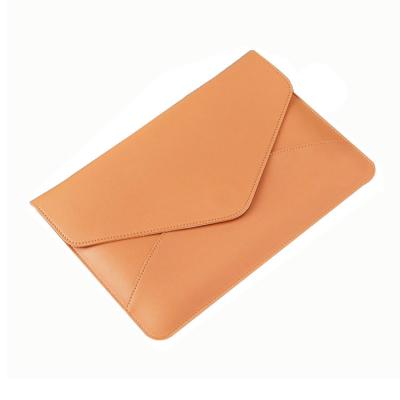 China Custom Print PU Leather Laptop Sleeve Case Bag Waterproof Eco-friendly For Apple MacBook Air for sale