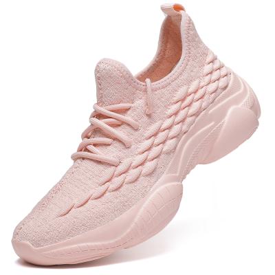 China High Quality Women's Sports Shoes Breathable Wholesale Fashion Shoes Pink Sneakers for sale