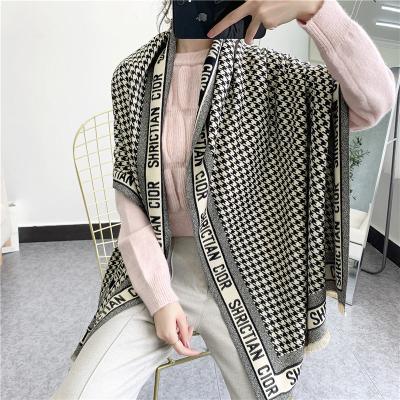 China Fashion Famous Brand Elegant Ladies Shawl Scarf For Fall Winter for sale