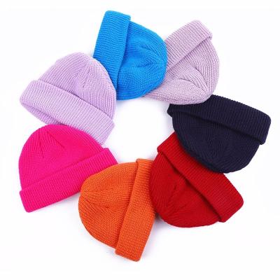 China Common Factory Winter Hat Women/Men Wholesale Cool Beanie Knitted Hat Fashion Warm Beanie Hat for sale