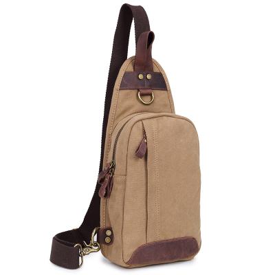 China 2022 Vintage Nice Custom Mens Canvas Cross-Body Nice Mini Cross-Body Canvas Single Shoulder Sling Bags for sale