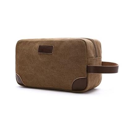 China New Simple Fashion Toiletry Travel Makeup Bag With Canvas Material From China Manufacturer for sale