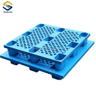 China Custom Reusable Plastic Pallet Corrosion Protection Pallet Heavy Duty Single Sided Plastic Pallet Warehouse Pallet Price for sale