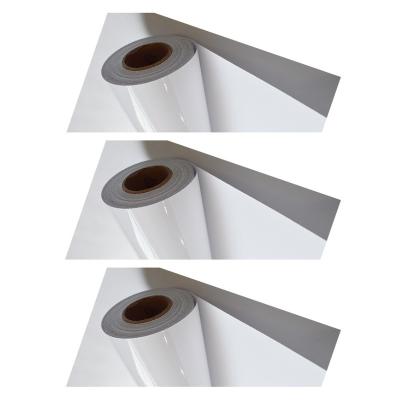 China Advertising Printing Self Adhesive Vinyl Paper Sticker PVC Vinyl Rolls For Outdoor Advertising Digital Printing for sale