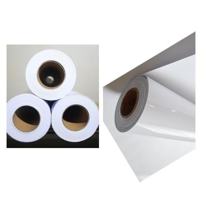 China Advertising Printing Printable Inkjet Vinyl Roll For Outdoor SAV Advertising Inkjet Digital Printing for sale