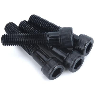 China High Tensile Steel 12.9 Grade Hex Socket Bolts Hex Head M6*10 Socket Cap Bolt Plated Black for sale