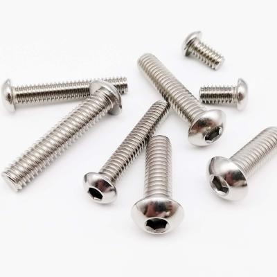 China Hex Socket Pan Round Hexagon Stainless Steel Bolts Head Bolt ISO7380 for sale