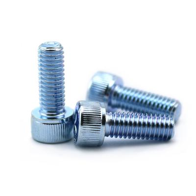 China Flat Galvanized DIN 912 Hex Socket Head Bolt M8*25 M8*30 Allen 8.8 Grade for sale