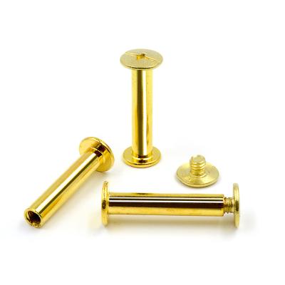 China Pan Male and Female Chicago m3 brass screws for sale