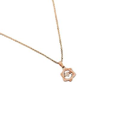 China Other Design Hot Six-pointed Star Niche Style Female Statistical Titanium Steel Necklace for sale