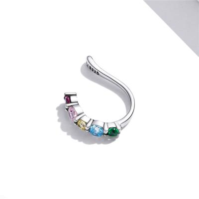 China Others High Quality 925 Sterling Silver Colorful Zircon Earring Earrings For Woman for sale