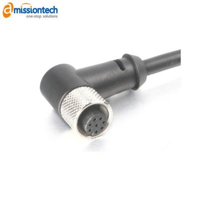 China Automotive IP67 Waterproof Electrical M5 M8 M9 M12 M16 M23 Angled Connector for sale