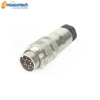 China 6pin, 8pin, 12pin, 14pin and 19pin M16 sensors panel mount connector for sale