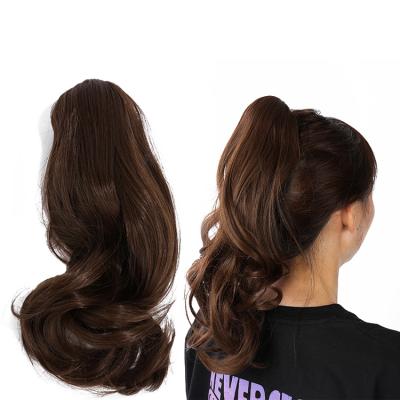 China wholesale 18inches U-tip Hair Customized Brown Synthetic Fiber Hair Wigs For Black Women for sale