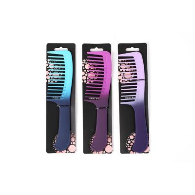 China Professional Colored Salon Home Travel Hotel Straight Hair Comb, Custom Salon PP Hair Stylist Home Comb, Straight Hair Comb for sale