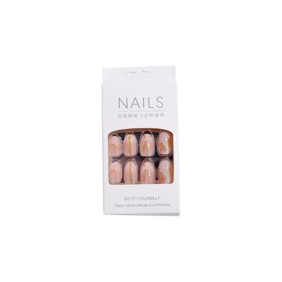 China Clear Full Cover False French False Nails Full Coverage Press On Nails for sale