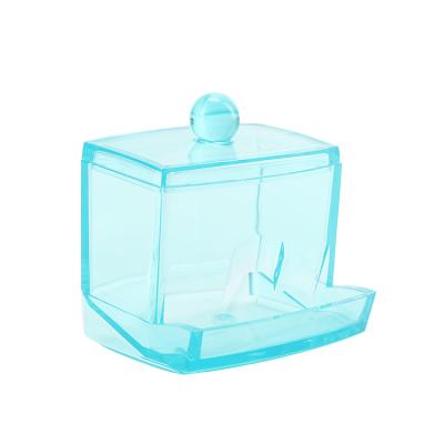 China 0-1L Clear Space Storage Container Gift Box Modern Plastic Cosmetic Organizer With Lid for sale