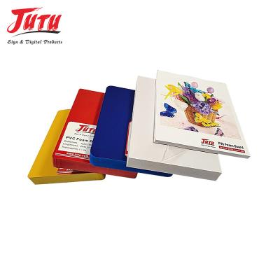 China Assets; Easily Painted and Engraving JUTU Direct Selling Factory Price PVC Foam Board Plastic Colored PVC Forex Foam Board for sale